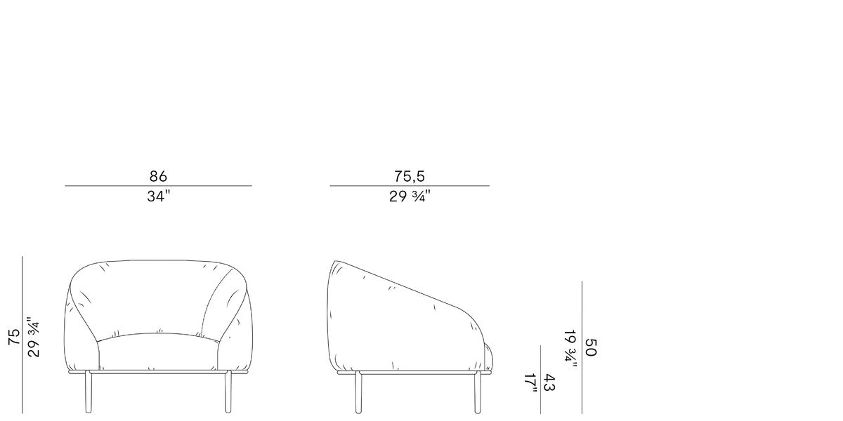 POTOCCO | Yoisho Armchair