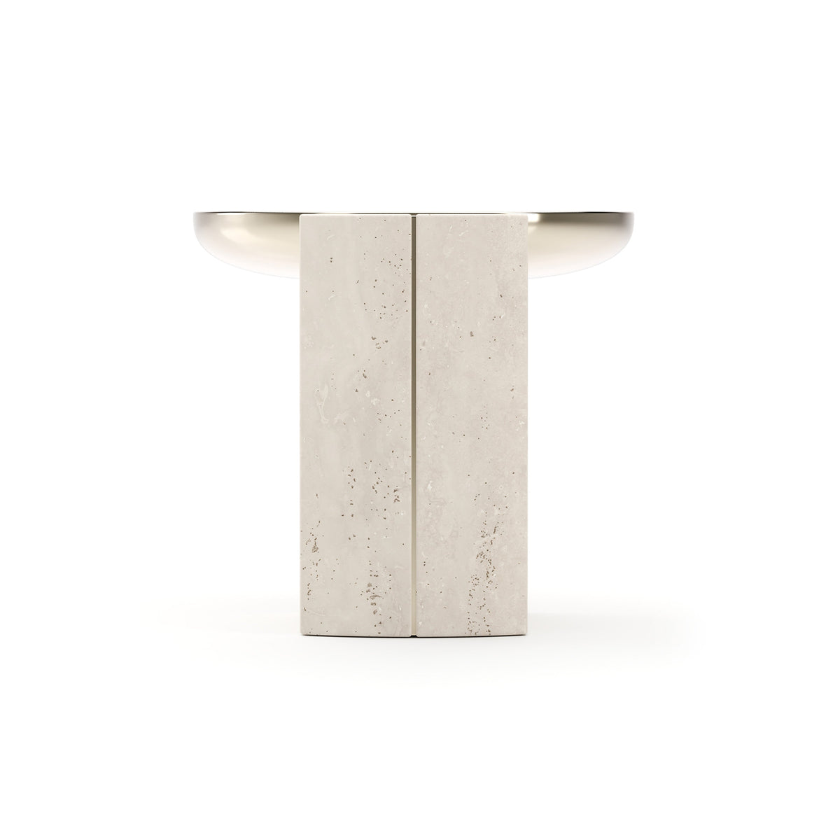 CARACOLE | OVERLAP ROUND SIDE TABLE - LIGHT | $4,450.00