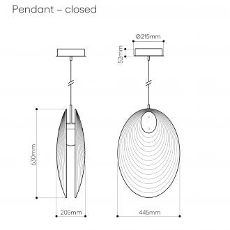 BOMMA - AMA PENDANT CLOSED - $4,178.00