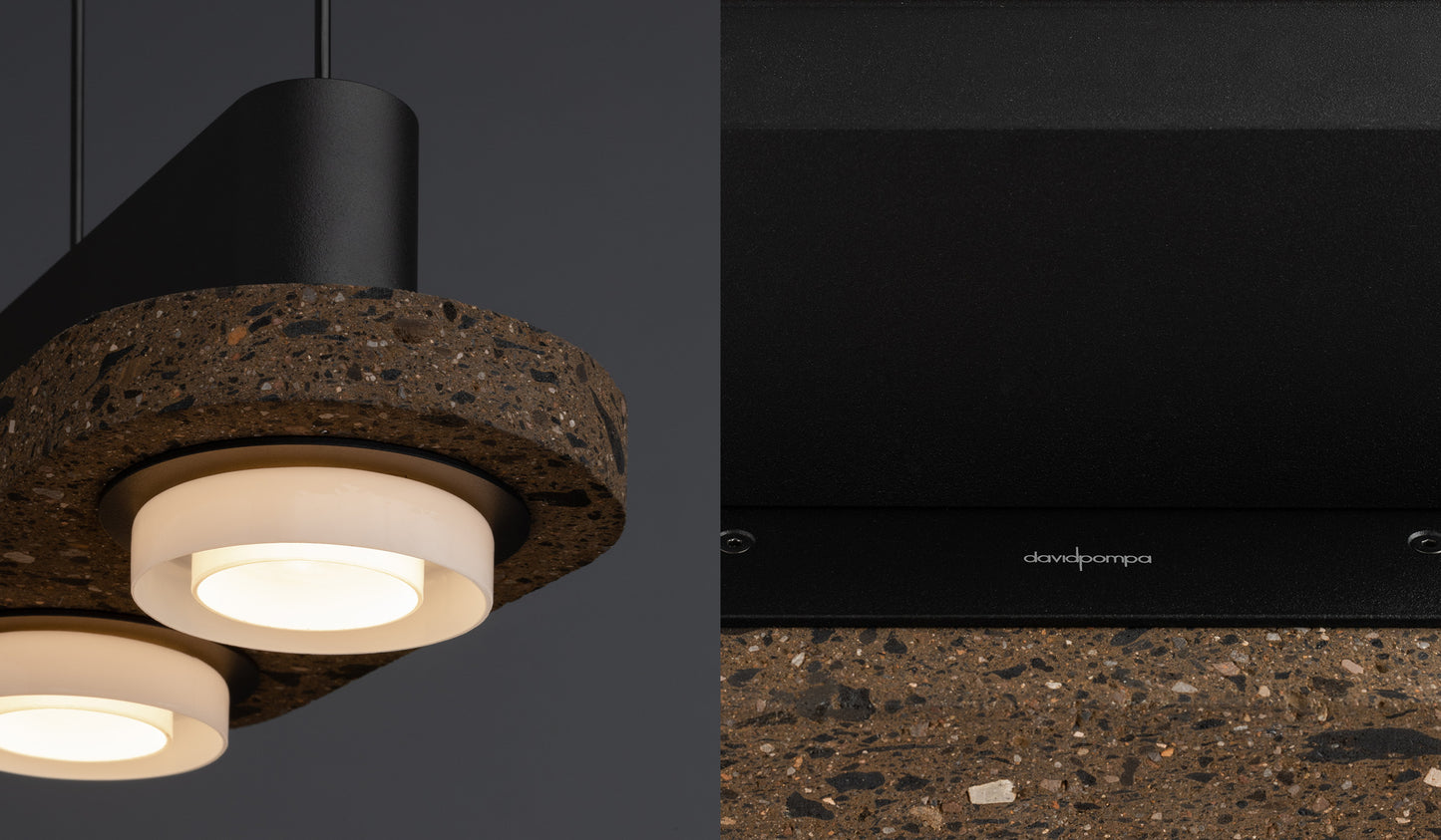 AMBRA BLACK I Double Pendant by David Pompa - $3,750.00