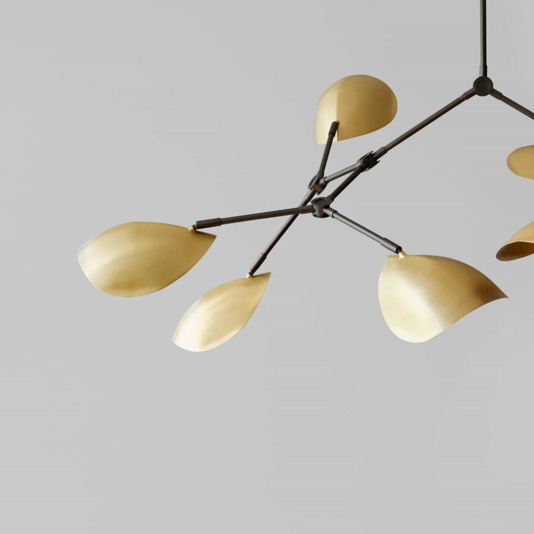 101 Copenhagen Stingray Chandelier - Brass - $2,400.00