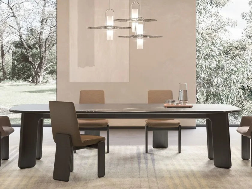 ROGER RECTANGULAR MARBLE DINING TABLE I $35,500.00