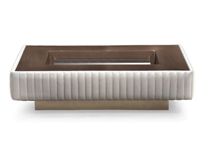 TAU RECTANGULAR LEATHER COFFEE TABLE | STARTS FROM $11,456.00