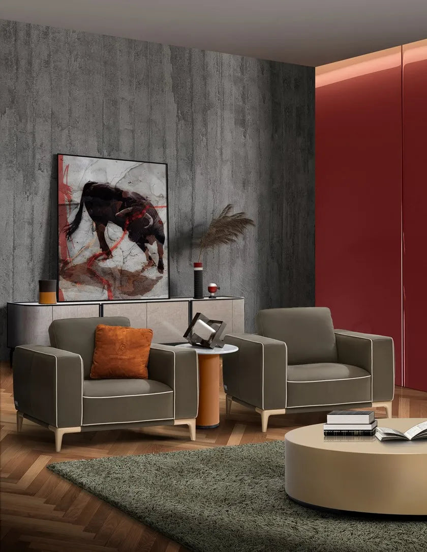 TL-99 | FORMITALIA LEATHER ARMCHAIR - $17,676.00