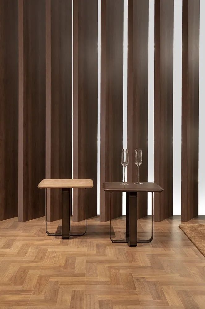 ASTON MARTIN HOME | V211 SQUARE LEATHER COFFEE TABLE | $5,250.00