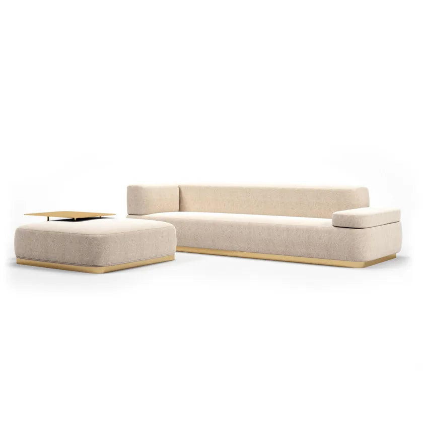 ASTON MARTIN HOME | V255/P POUF WITH TRAY | $13,250.00