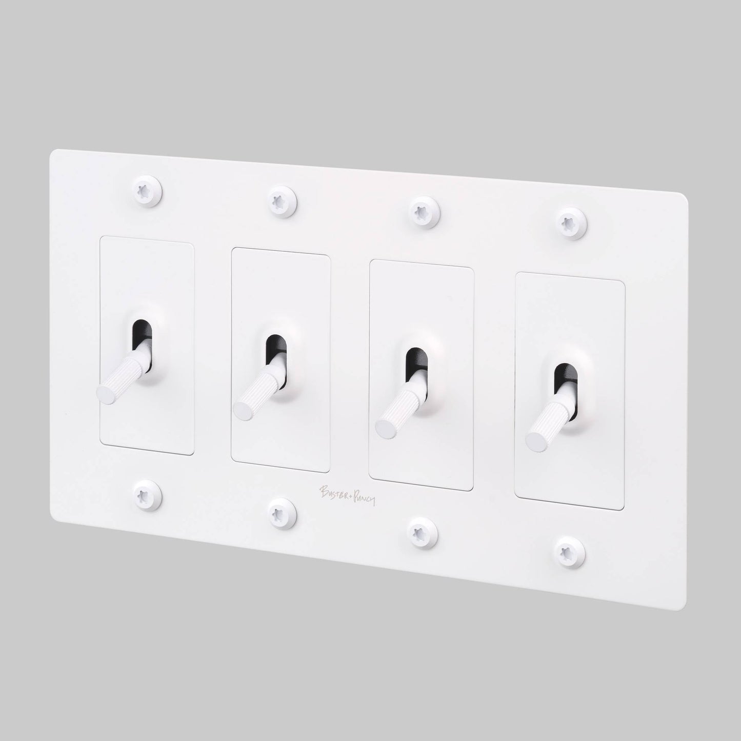 4G Toggle Linear With Logo - White