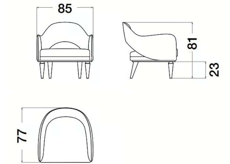CPRN HOMOOD I COCOON ARMCHAIR I $5,062.50 - $7,788.75