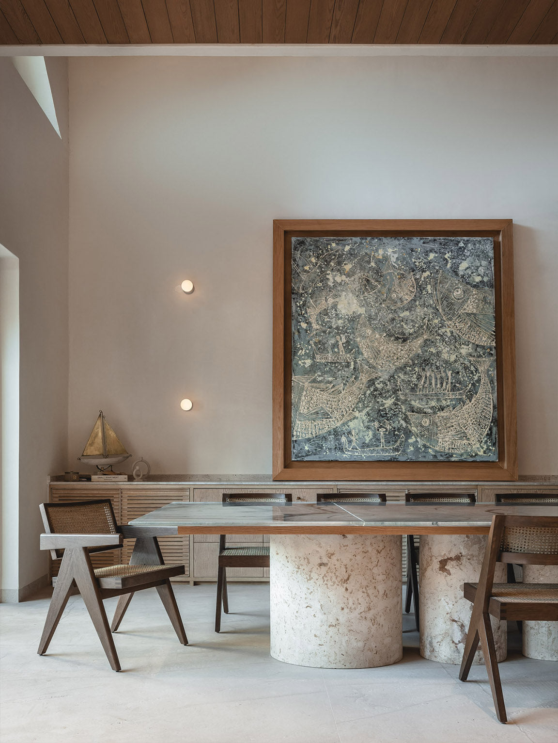 ORIGO WHITE ROCK I Wall Sconce by David Pompa $1,194.00
