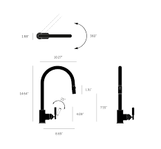 BUSTER AND PUNCH | DUAL-SPRAY PULL-OUT FAUCET / CROSS - $995.00 - $1,133.00