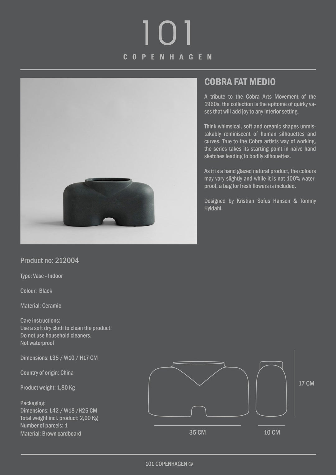101 COPENHAGEN I COBRA FAT, MEDIO I $115.00
