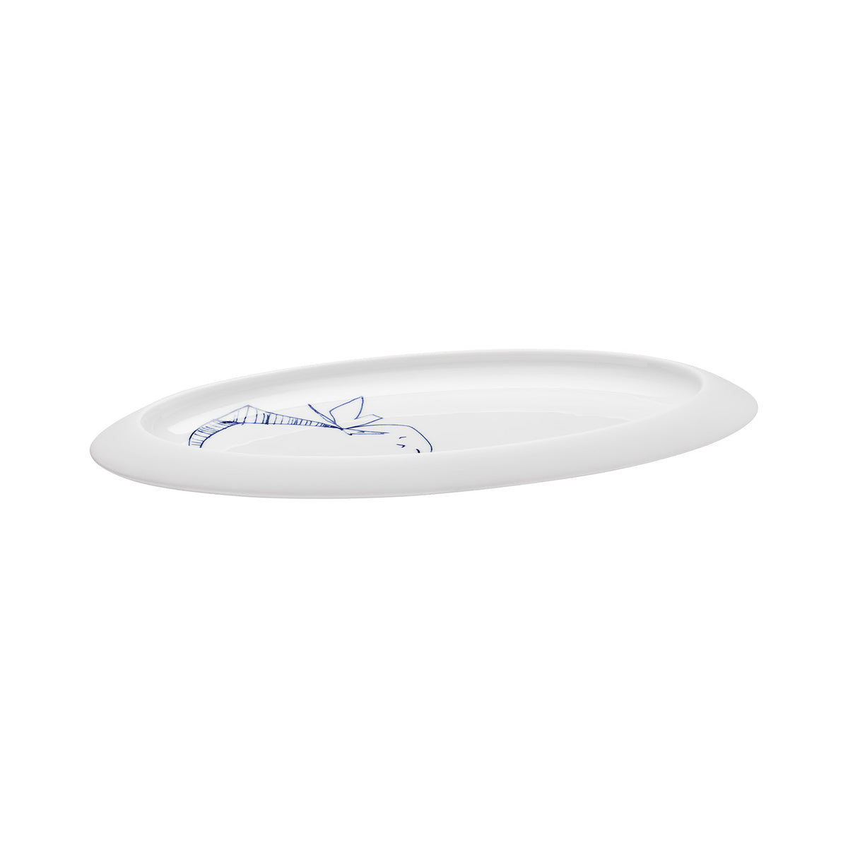 Hering Berlin Granat Oval Platter