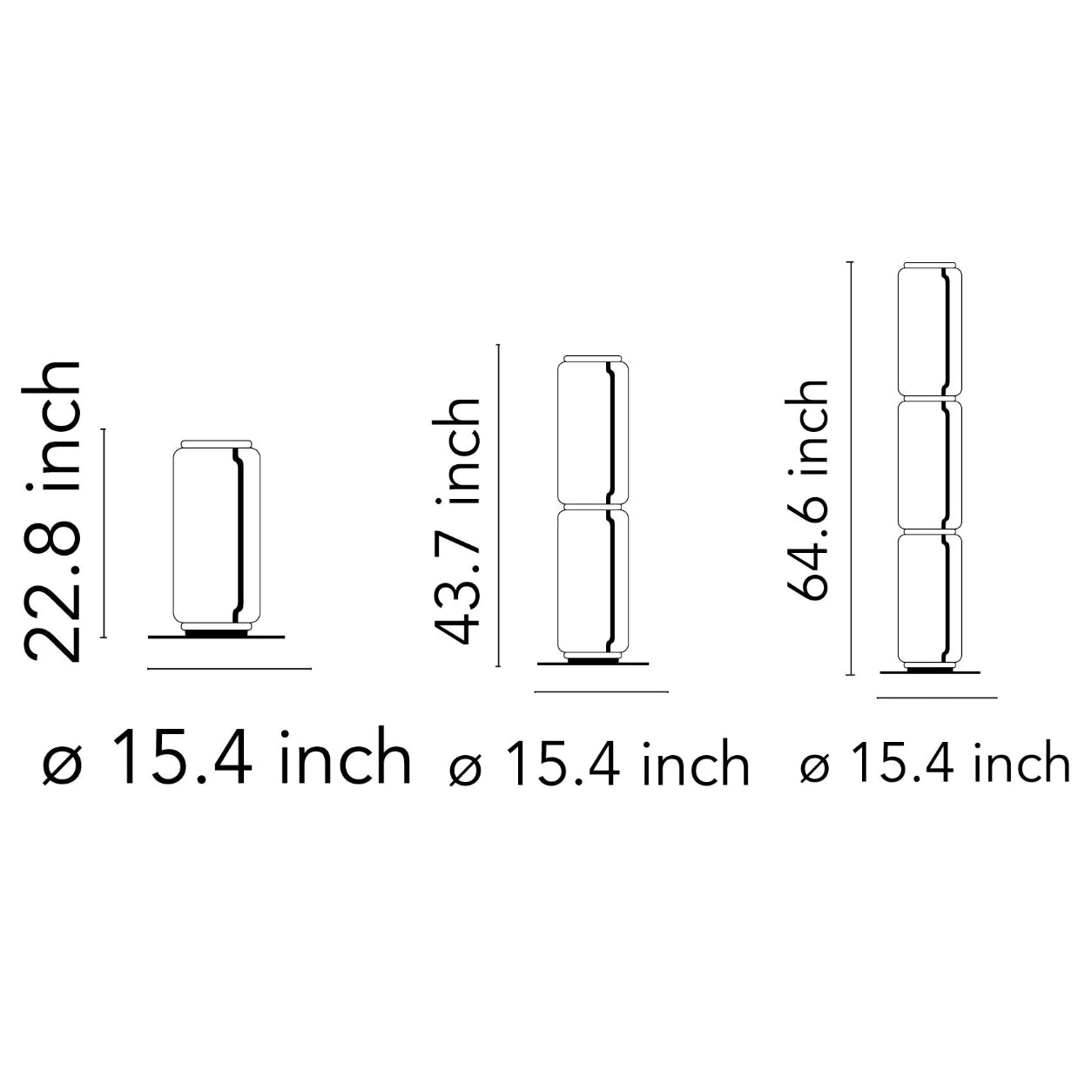 FLOS | NOCTAMBLUE HIGH CYLENDER FLOOR LAMP LIGHT | $6,800.00 - $14,240.00