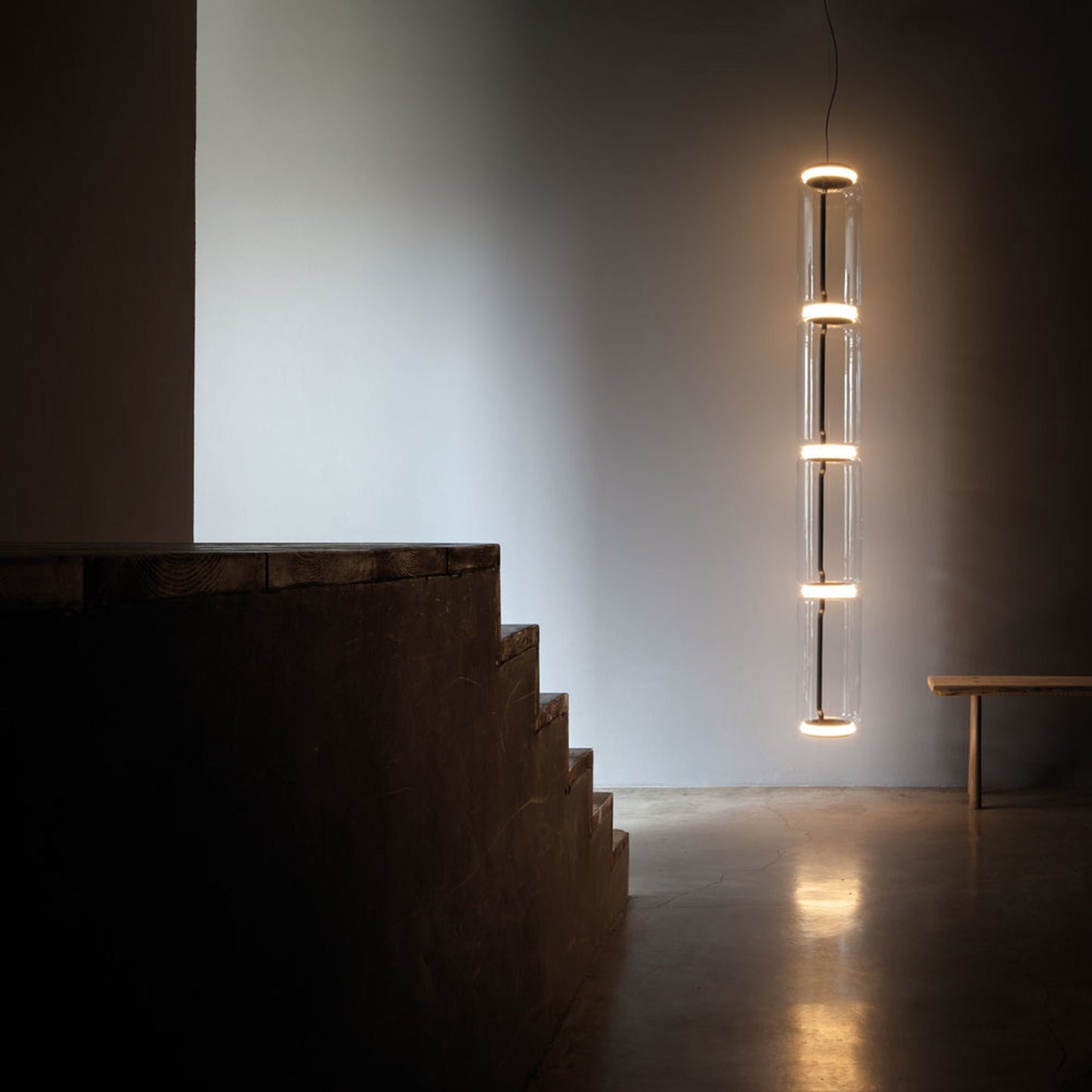 FLOS | NOCTAMBLUE HANGING CYLINDER PENDANT LIGHT | $9,830.00 - $16,880.00