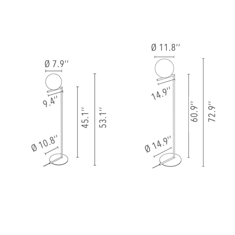 FLOS | IC LIGHTS OUTDOOR FLOOR LAMP | $4,232.00 - $6,040.00