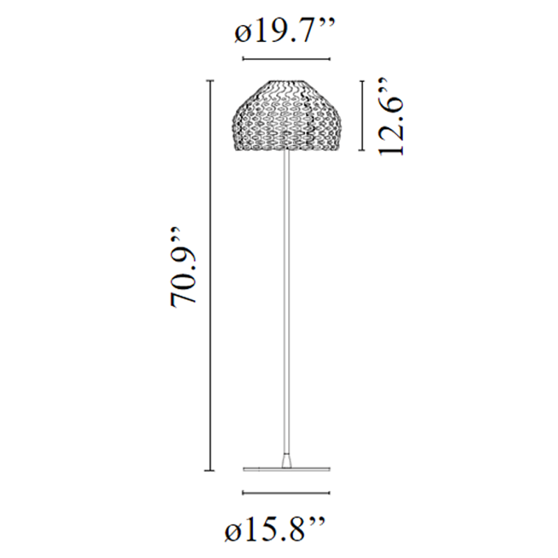 FLOS | TATOU FLOOR LAMP LIGHT | $3,440.00