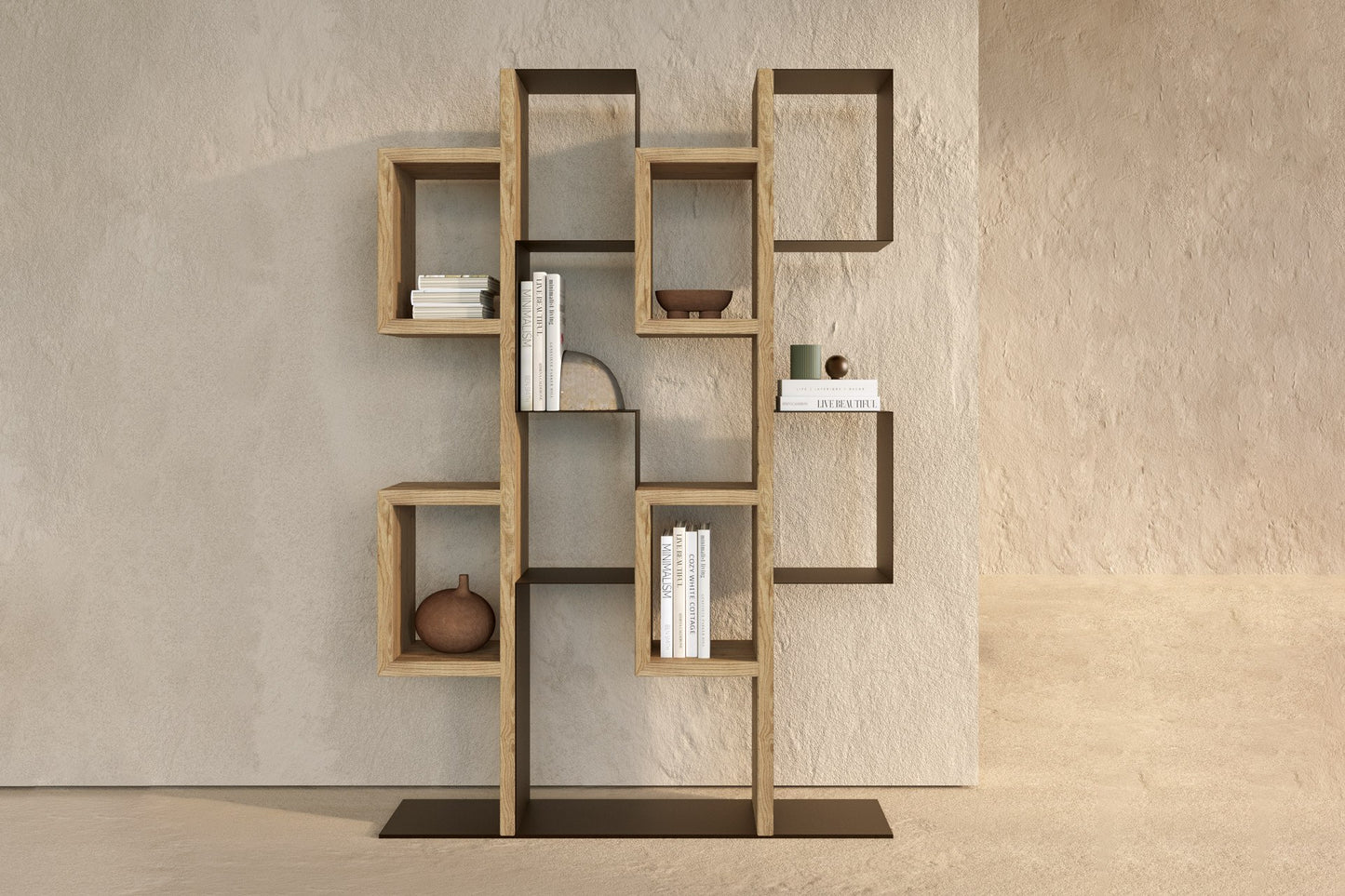 GEMINI I bookcase by NATUREDESIGN