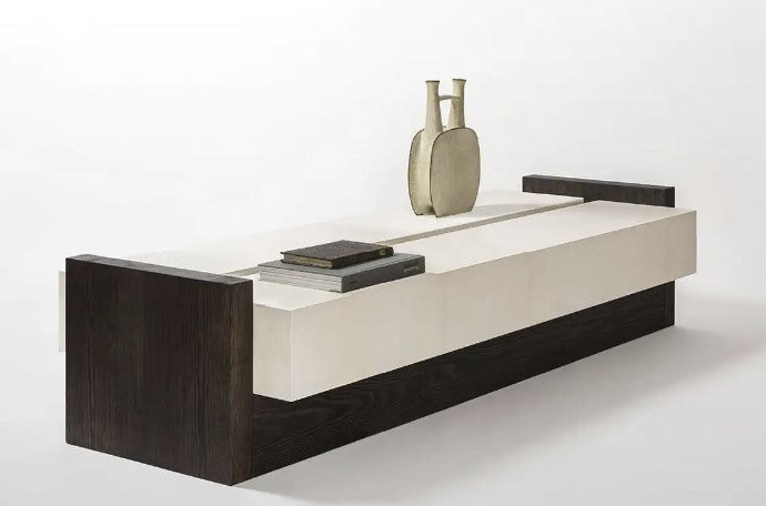 GIOBAGNARA - ATTICA LONG PARCHMENT COFFEE TABLE $20,655.00