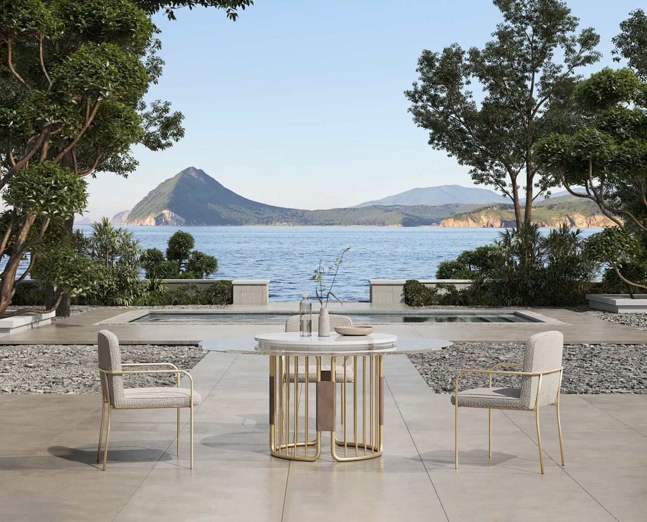 FORMITALIA OUTDOOR | Glam Dining Chair - $13,184.00