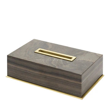 GIOBAGNARA | POSITANO MARBLE RECTANGULAR TISSUE HOLDER #4 | $1,475.00