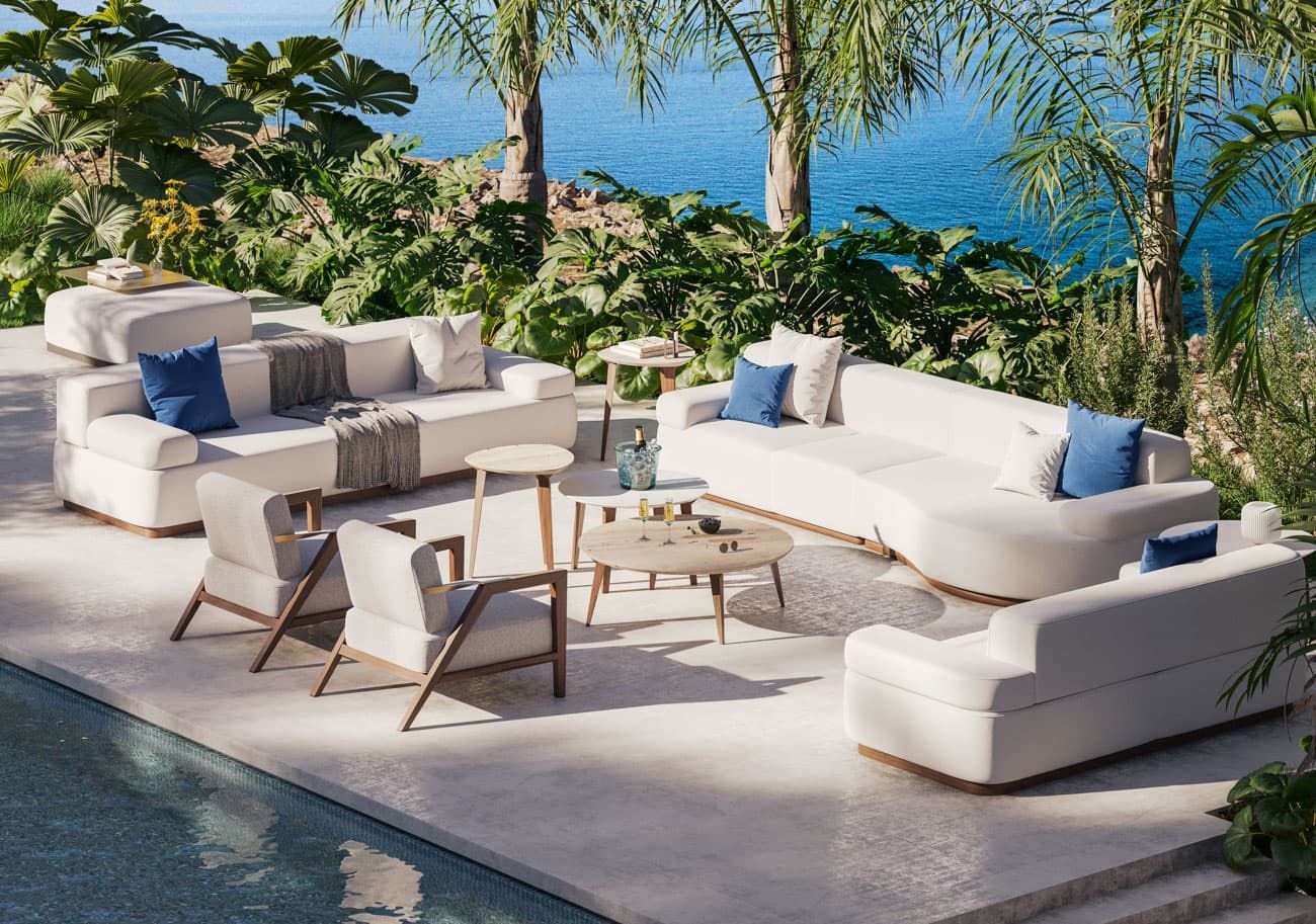 FORMITALIA OUTDOOR | Ksamil Sofa - $24,447.00