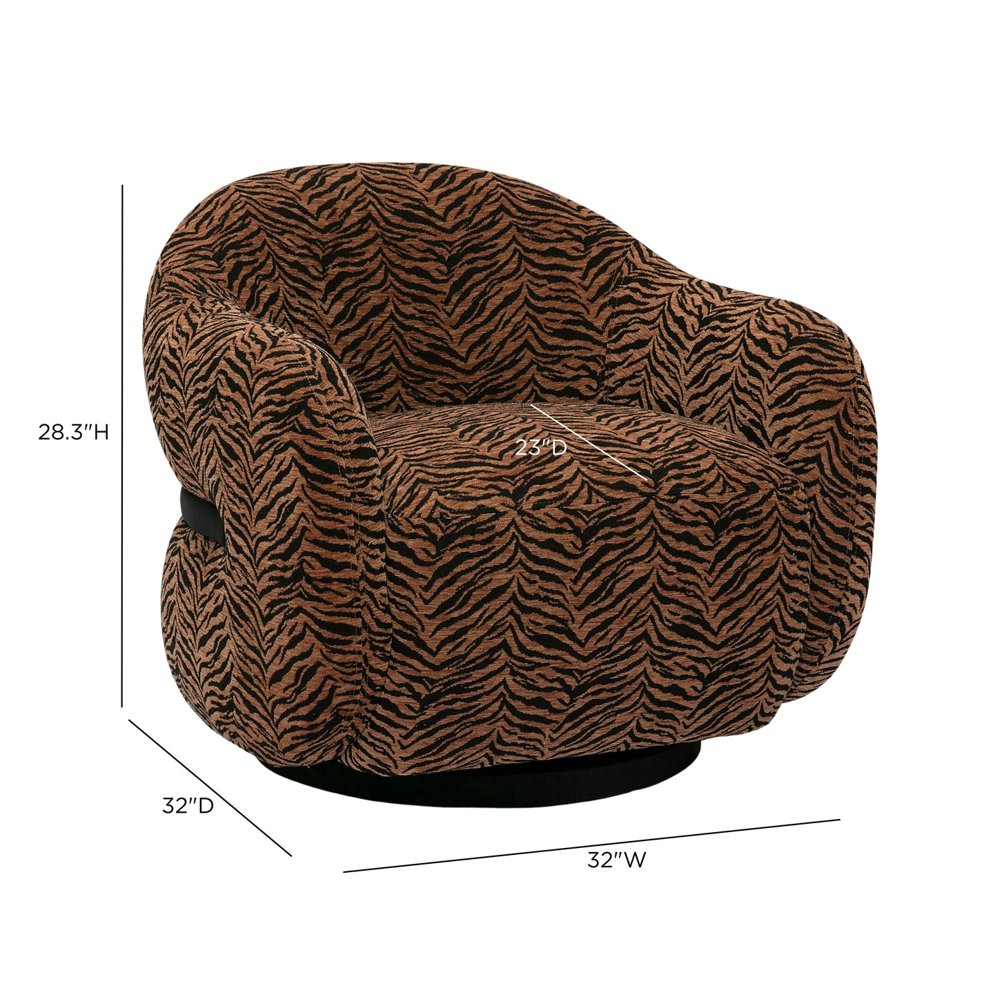 TOV FURNITURE | Salma Swivel Accent Chair | $1,307.13