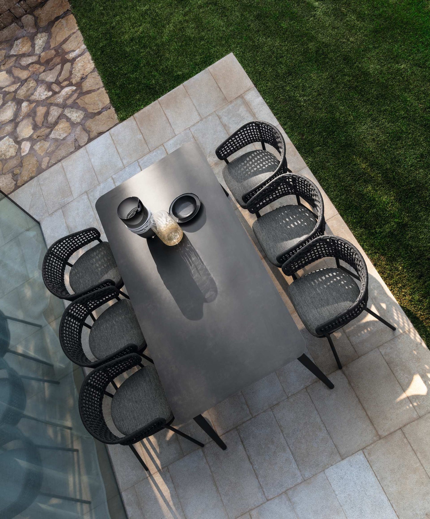 TALENTI | MOON//ALU EXTENDABLE CERAMIC DINING TABLE - $9,602.00 - $11,659.00