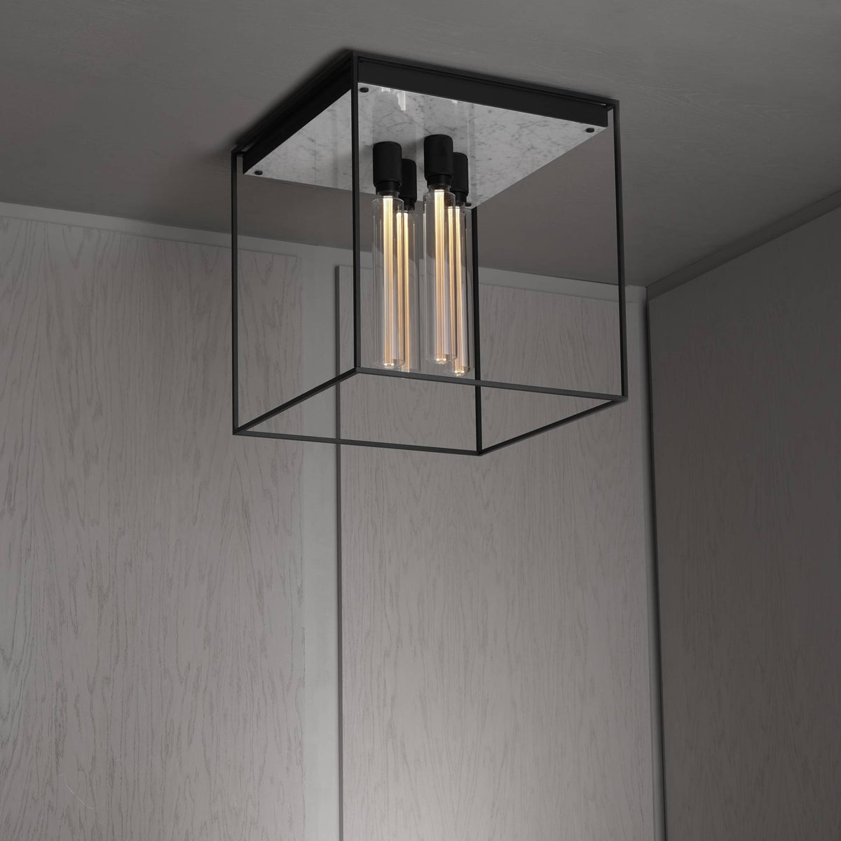 Caged Ceiling 4.0 Cross White Marble