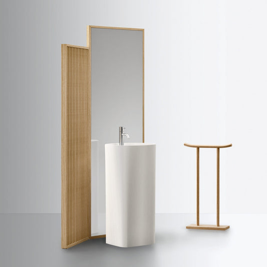AZUMA 23.07 l washbasin & mirror by NOORTH