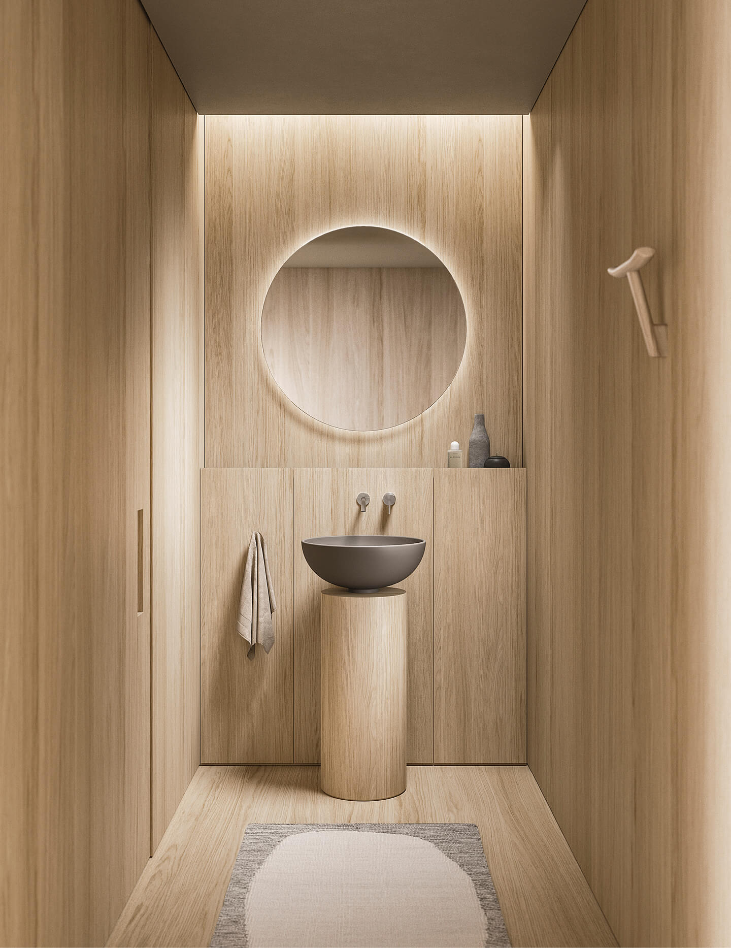 CABA 23.01 l washbasin & mirror by NOORTH