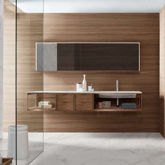 FJORD 19.03 l washbasin & mirror by NOORTH