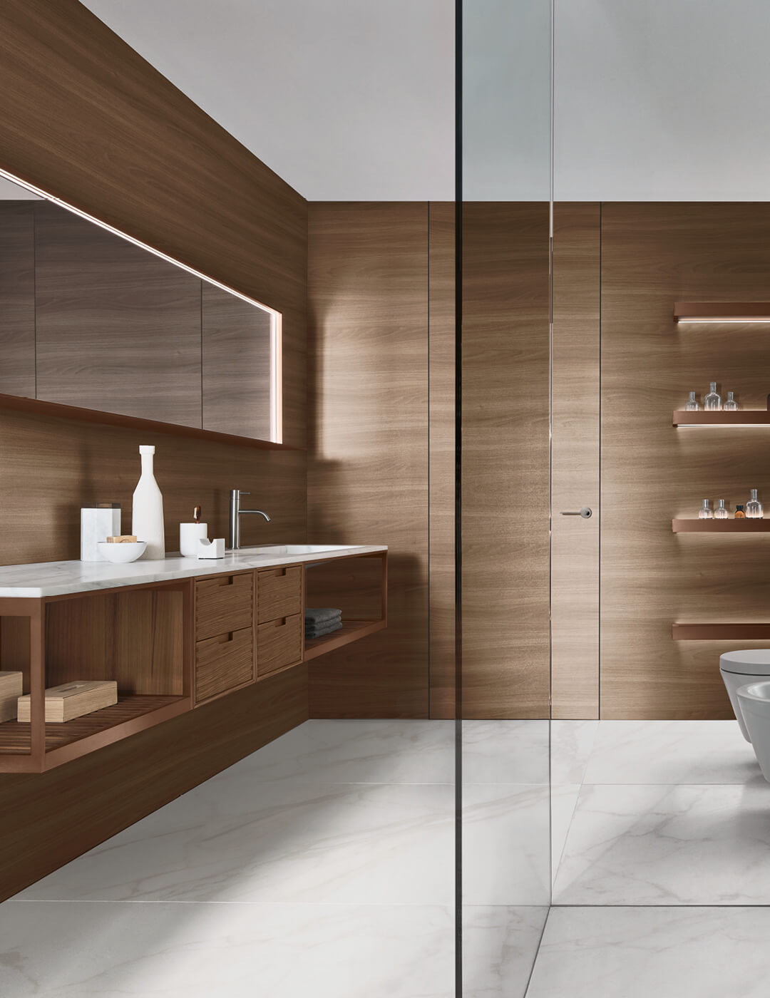 FJORD 19.03 l washbasin & mirror by NOORTH