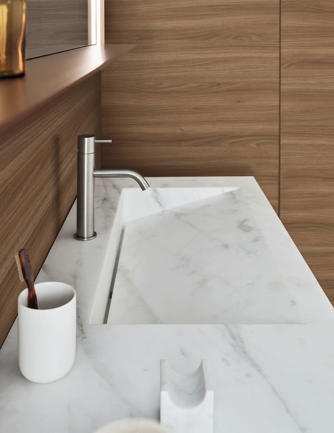 FJORD 19.03 l washbasin & mirror by NOORTH