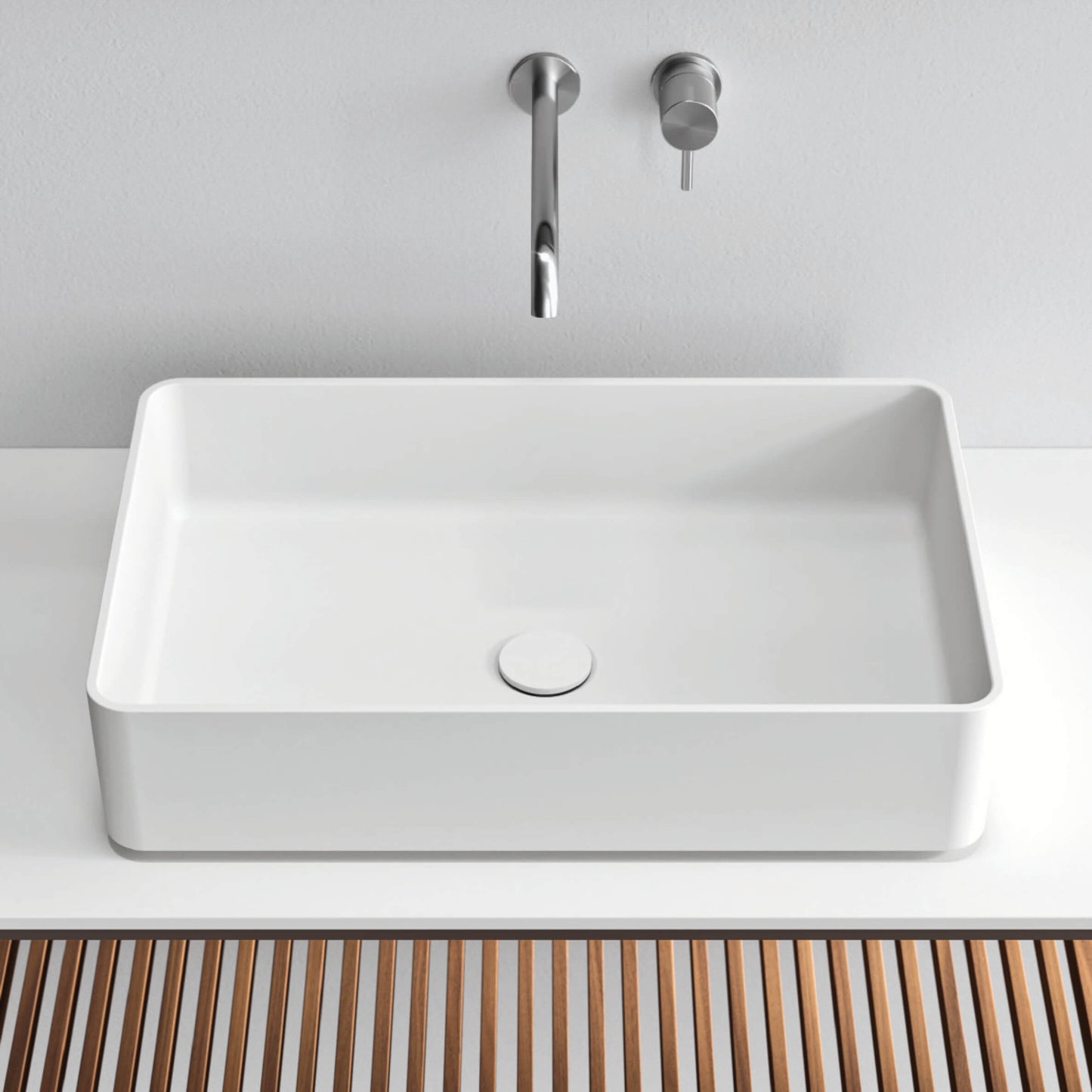FJORD 19.02 l washbasin & mirror by NOORTH
