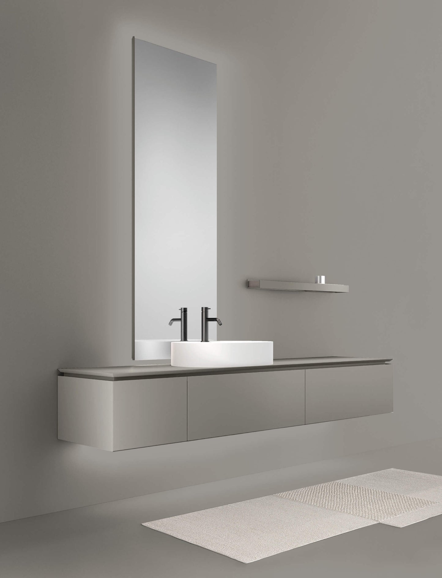 PURO 19.12 B l washbasin & mirror by NOORTH