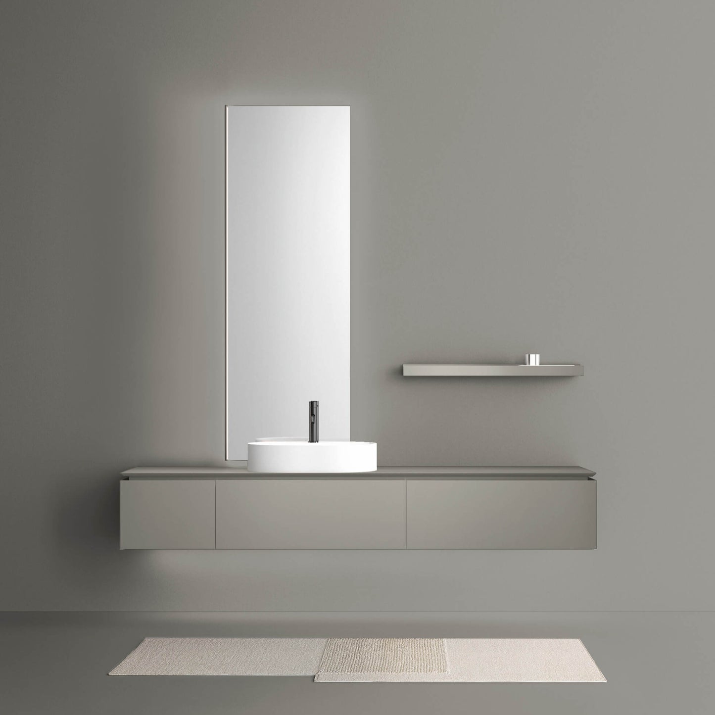 PURO 19.12 B l washbasin & mirror by NOORTH