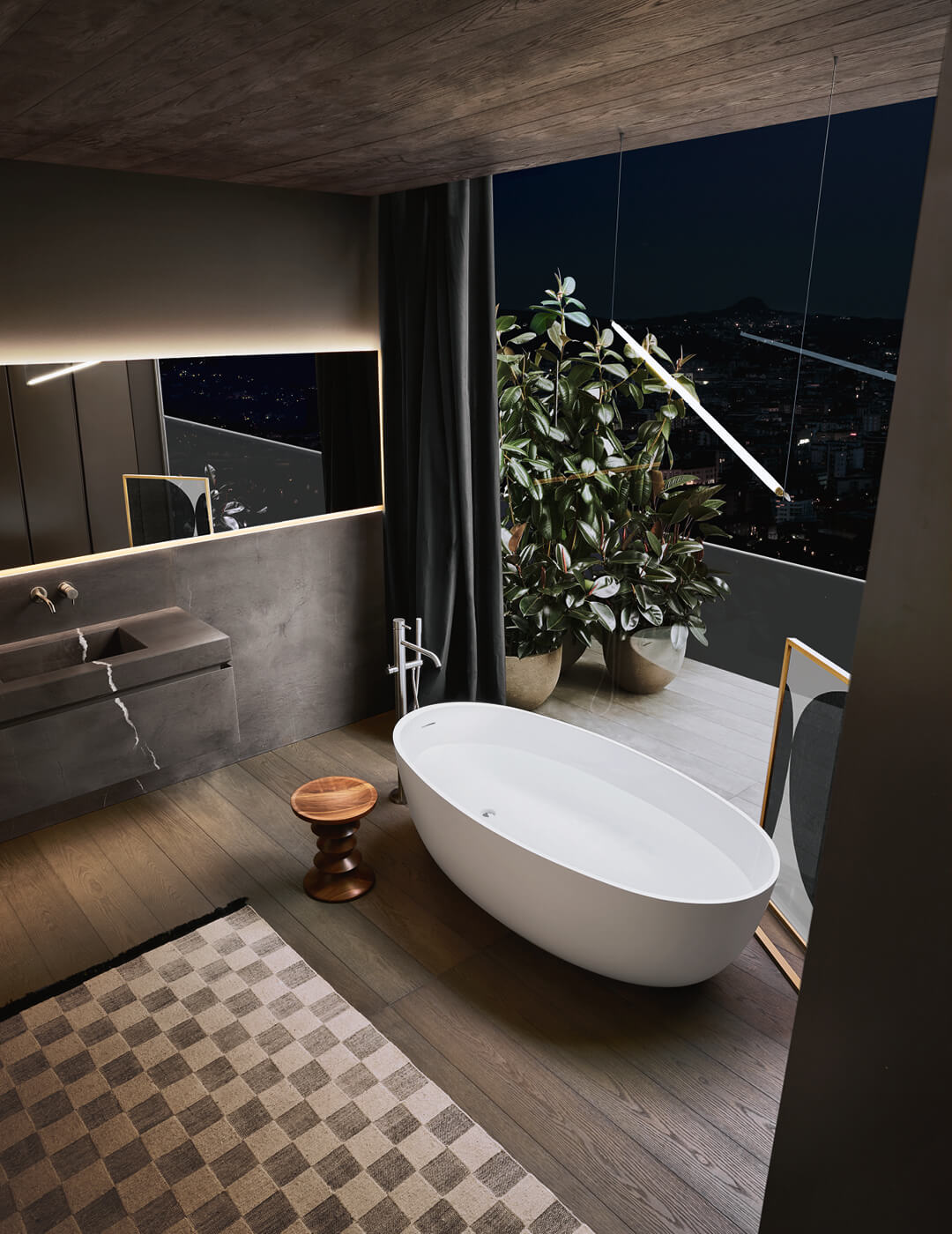 PURO 19.01 l washbasin & bathtub by NOORTH