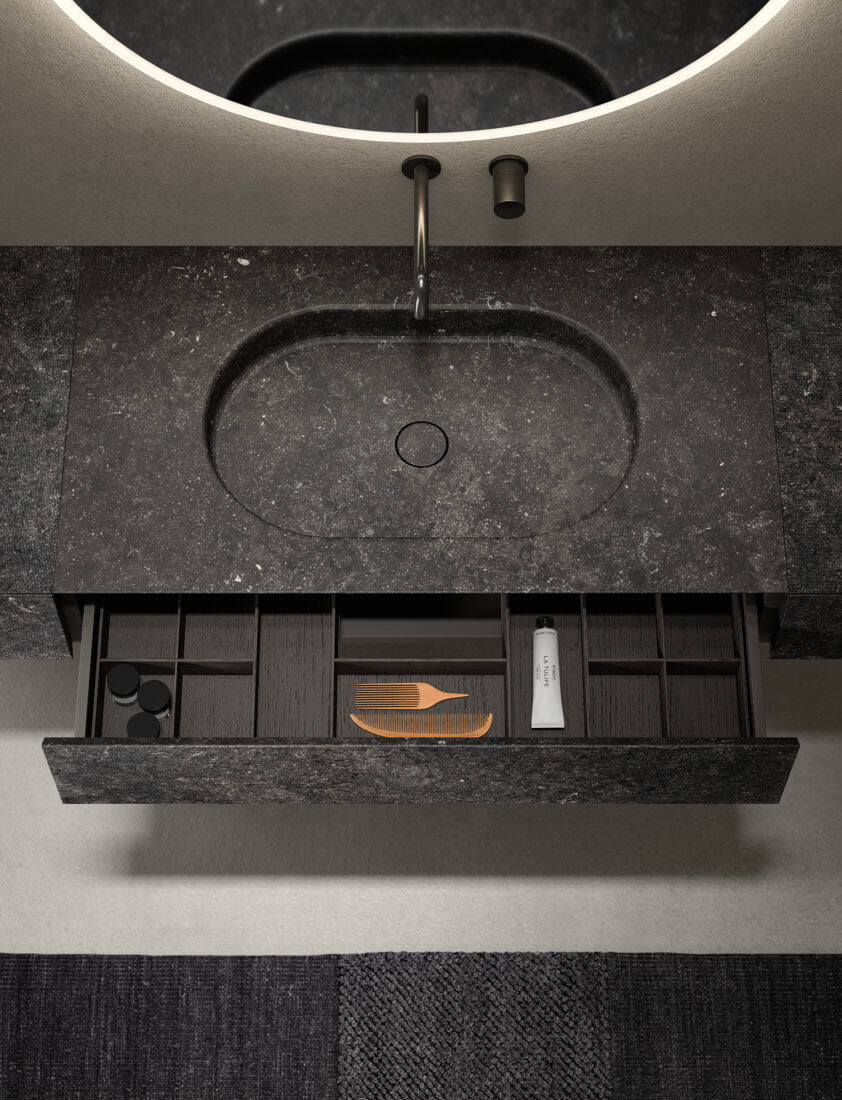 AZUCO 23.03 l washbasin & mirror by NOORTH