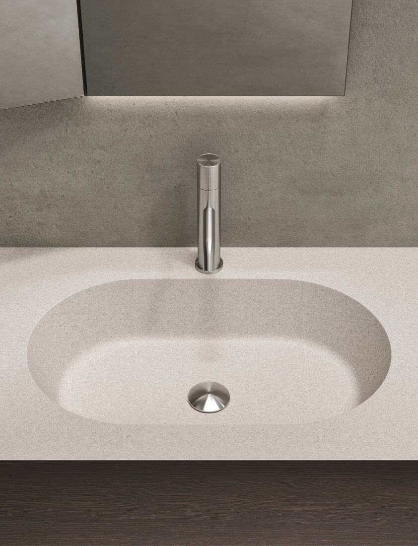 AZUMA 23.04 l washbasin & mirror by NOORTH