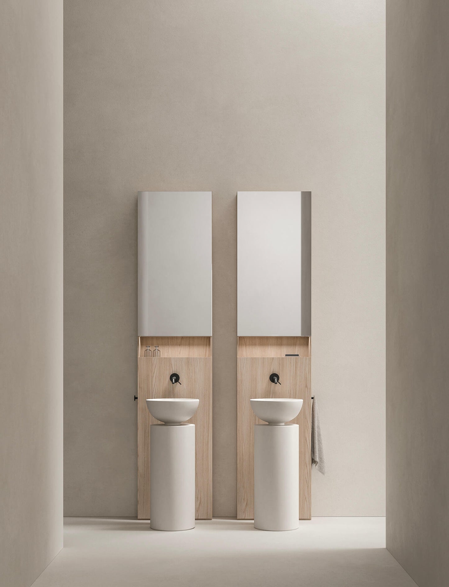 CABA 23.02 l washbasin & mirror by NOORTH