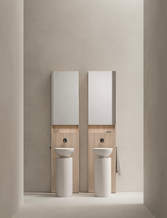 CABA 23.02 l washbasin & mirror by NOORTH