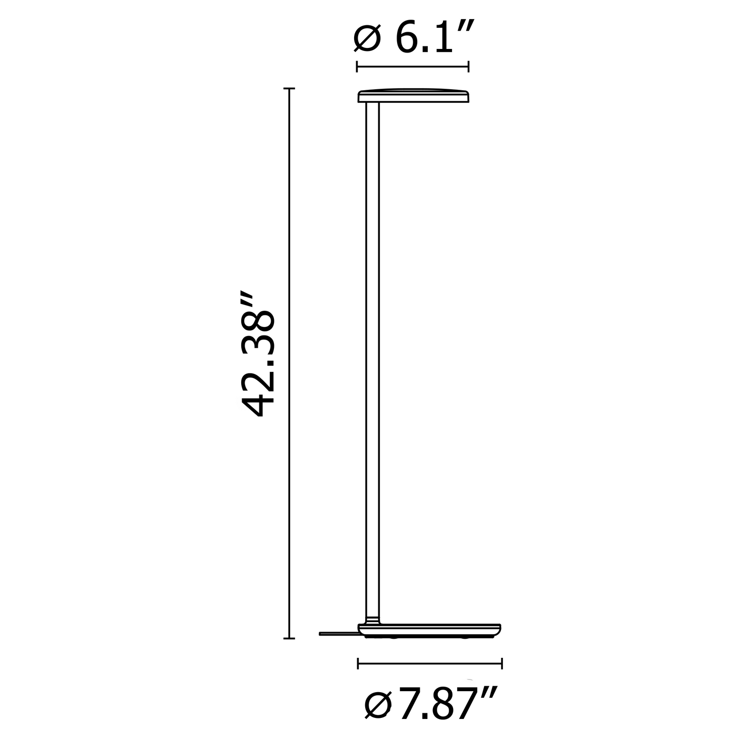 FLOS | OBLIQUE FLOORLAMP LIGHT | $1,576.20