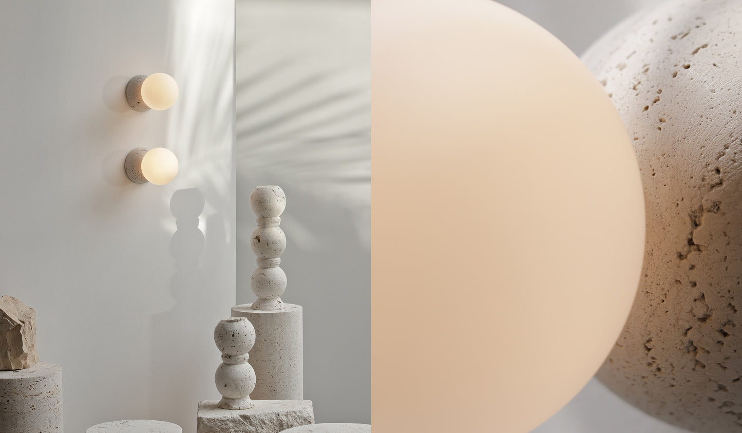 ORIGO WHITE ROCK I Wall Sconce by David Pompa $1,194.00