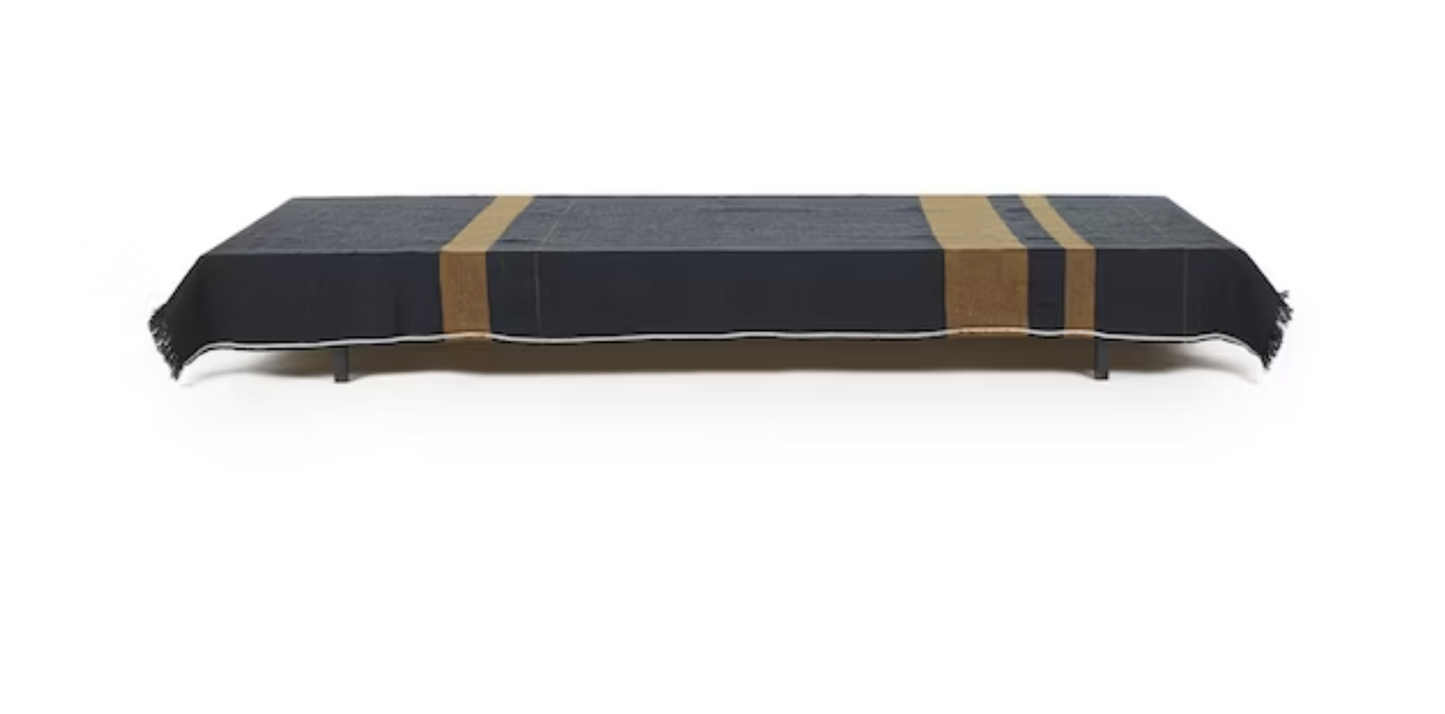 OSCAR THROW - Black Stripe $490.00