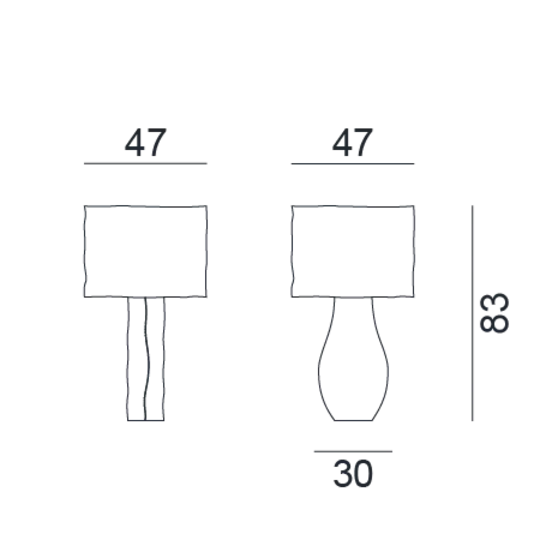 GERVASONI | PAJAMA TABLE LAMP | $787.00 - $826.00