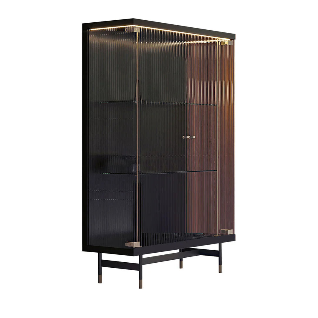 OPALE CHANNELED GLASS CABNET | $9,645.00