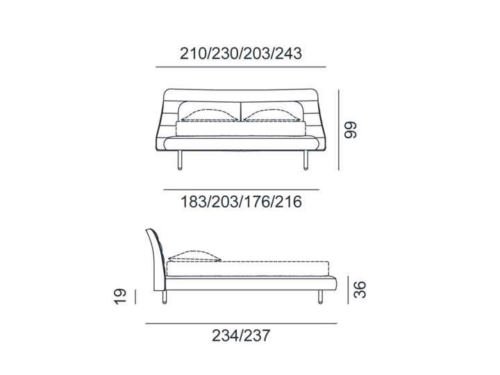 GERVASONI | PLUM BED | $5,284.00