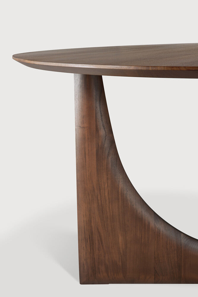 ETHNICRAFT GEOMETRIC DINING TABLE - TEAK BROWN | $4,339.00