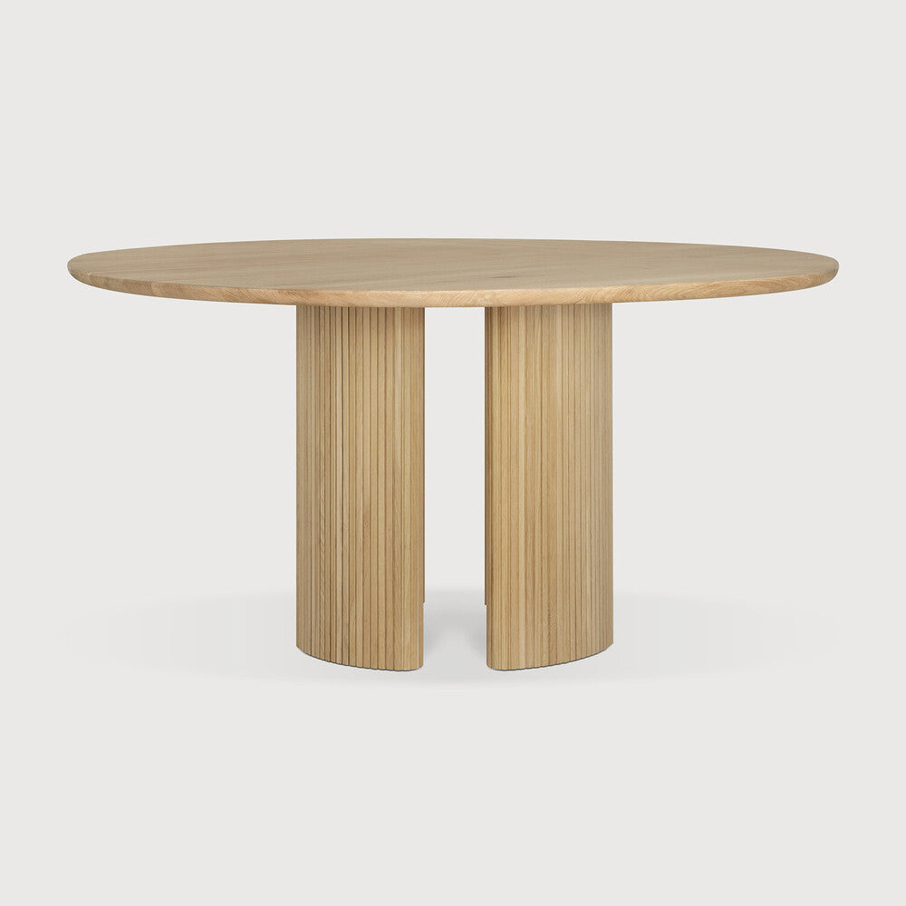 ETHNICRAFT ROLLER MAX ROUND DINING TABLE - OAK | $4,369.00