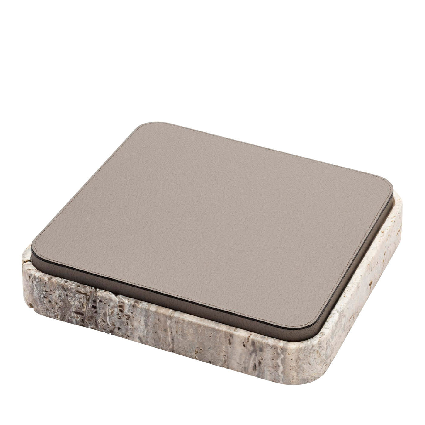 GIOBAGNARA | GIZA LEATHER & MARBLE SQUARE BOX #1 | $855.00
